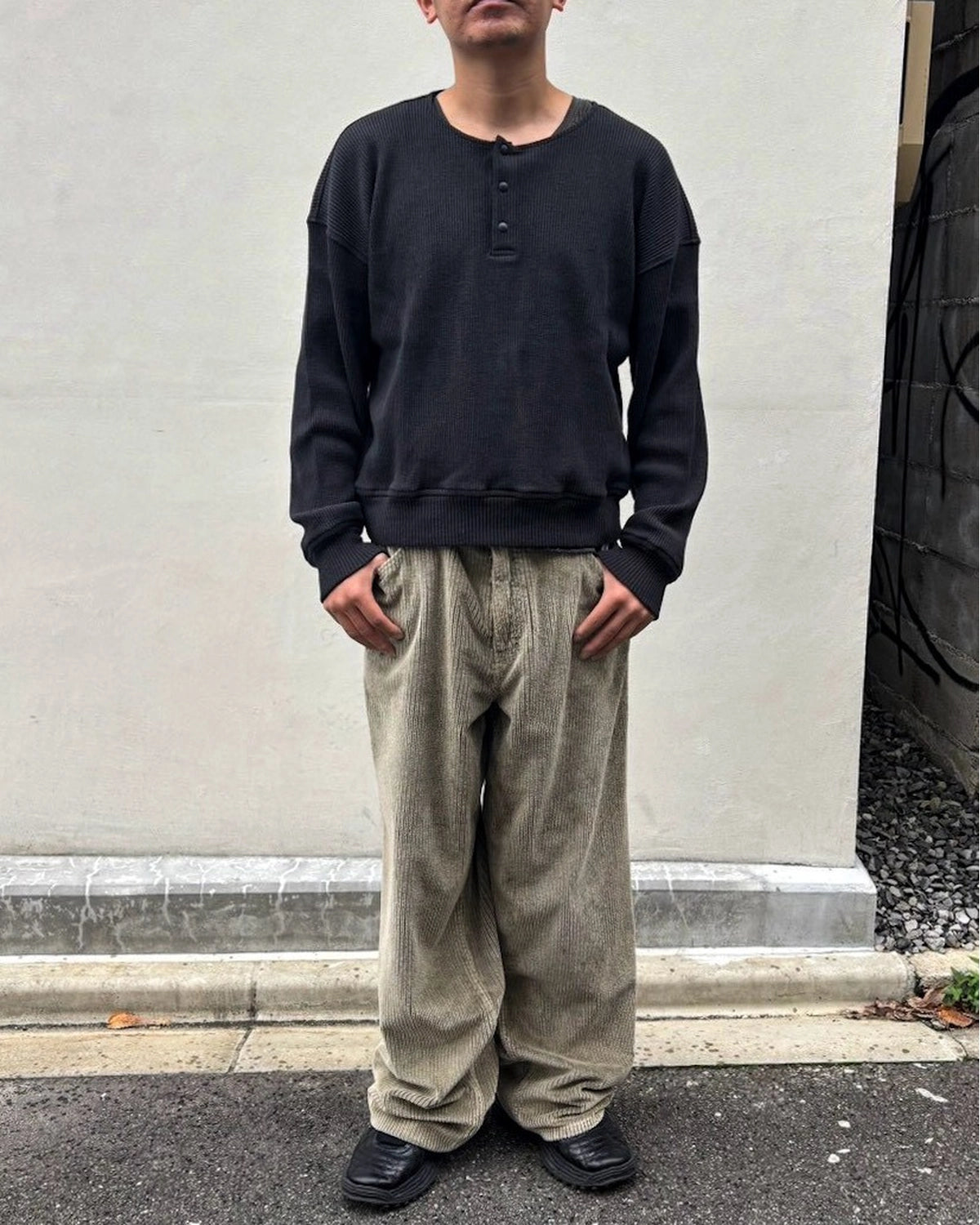 OUR LEGACY / BALLON SWEATSHIRT Furnace Black Beefy Rib (M4266BF)