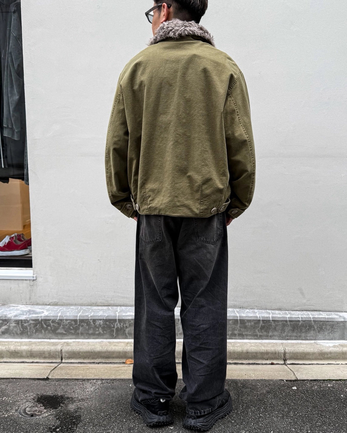 OUR LEGACY / AERIAL JACKET Pigment Khaki Knife Edge Twill (M4261APK)