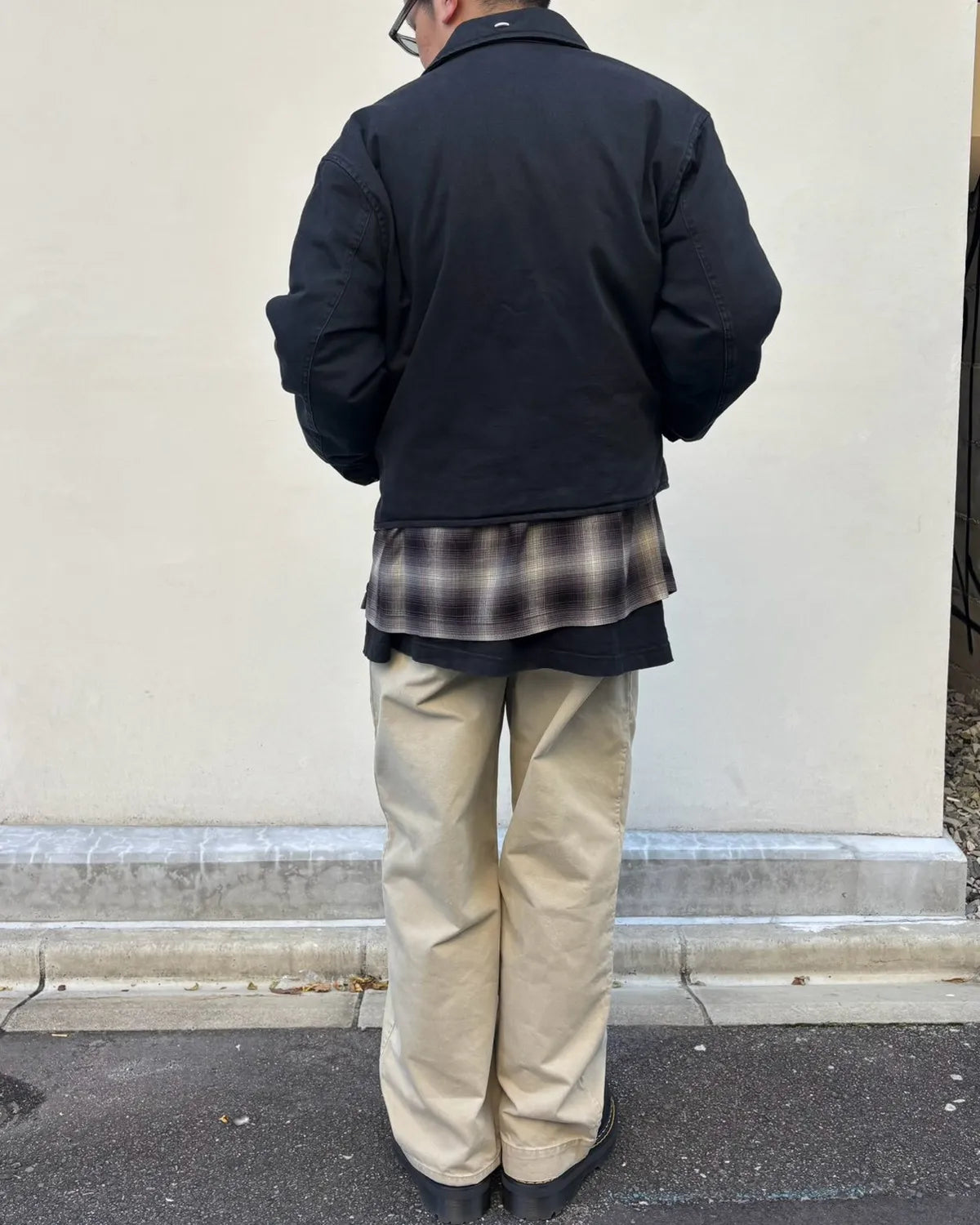 OUR LEGACY / SLIGHT JACKET Enzyme Obsidian Field Sateen (M4261SEO)