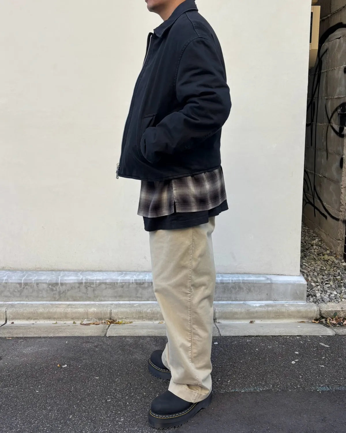 OUR LEGACY / SLIGHT JACKET Enzyme Obsidian Field Sateen (M4261SEO)