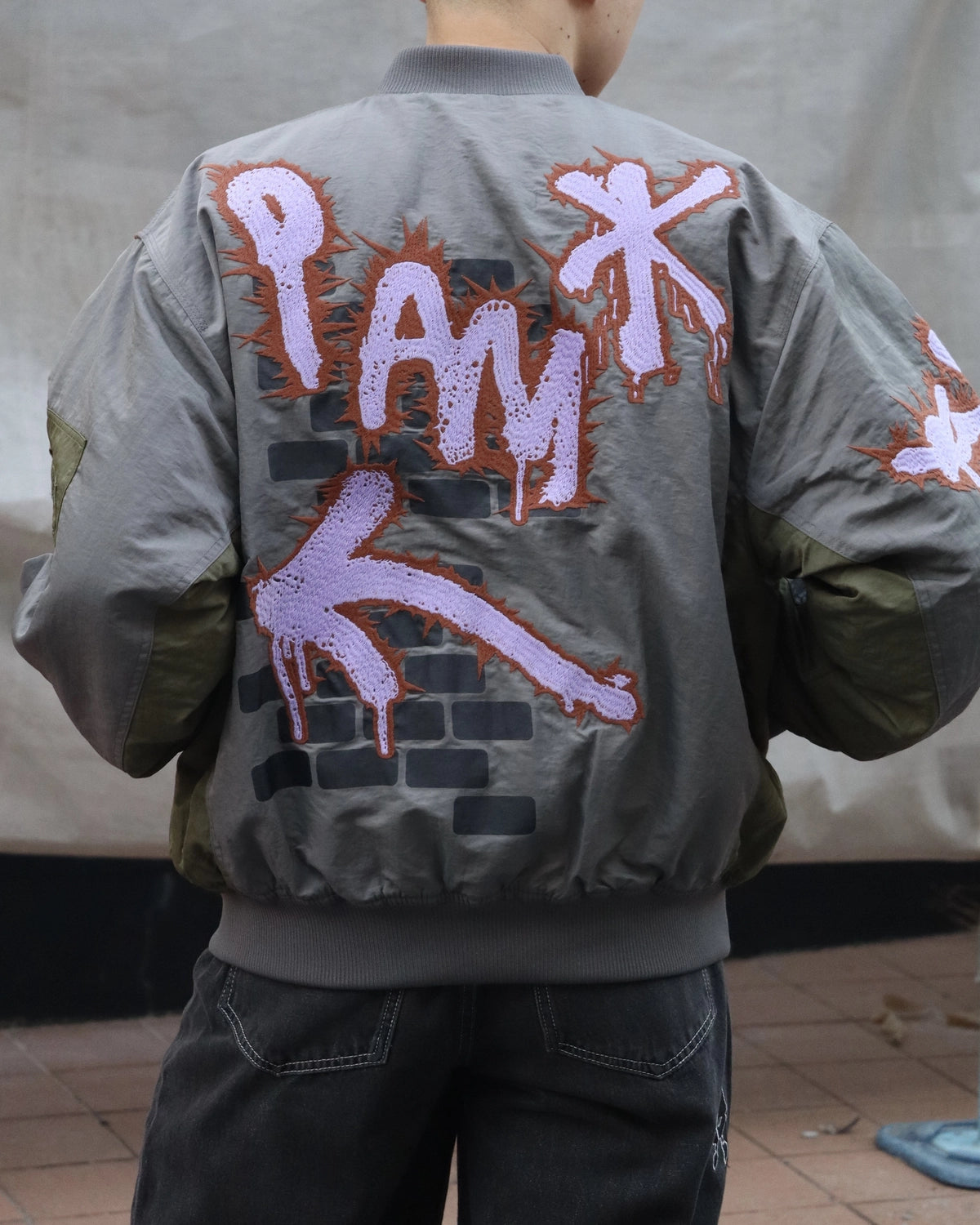 P.A.M.（Perks And Mini) / ADORNED REVERSIBLE BOMBER JACKET (39220)