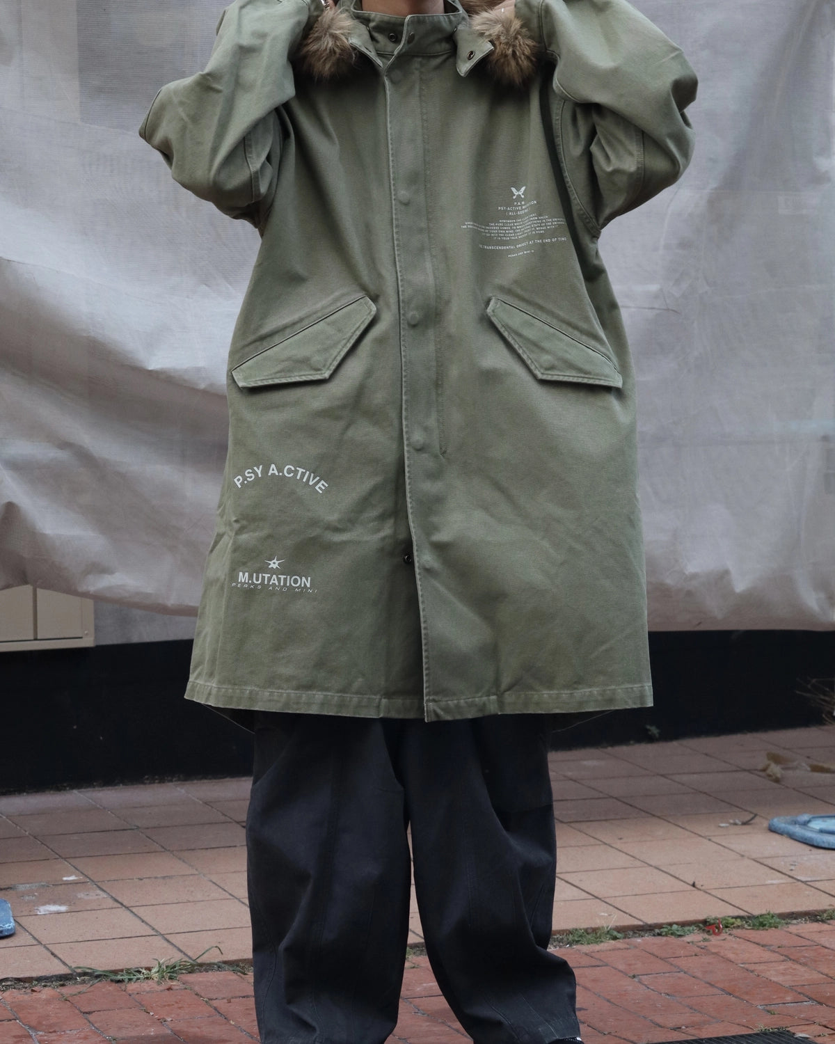 P.A.M.（Perks And Mini) / TRUE NATURE FISHTAIL PARKA (39221)