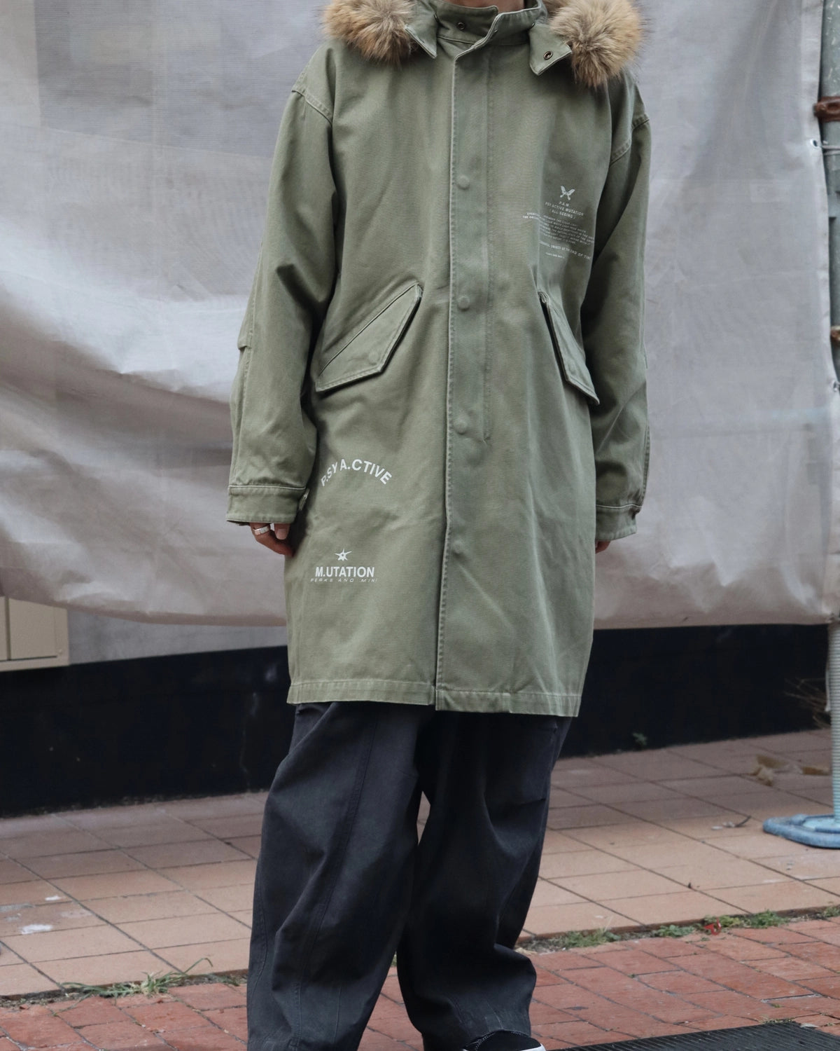 P.A.M.（Perks And Mini) / TRUE NATURE FISHTAIL PARKA (39221)