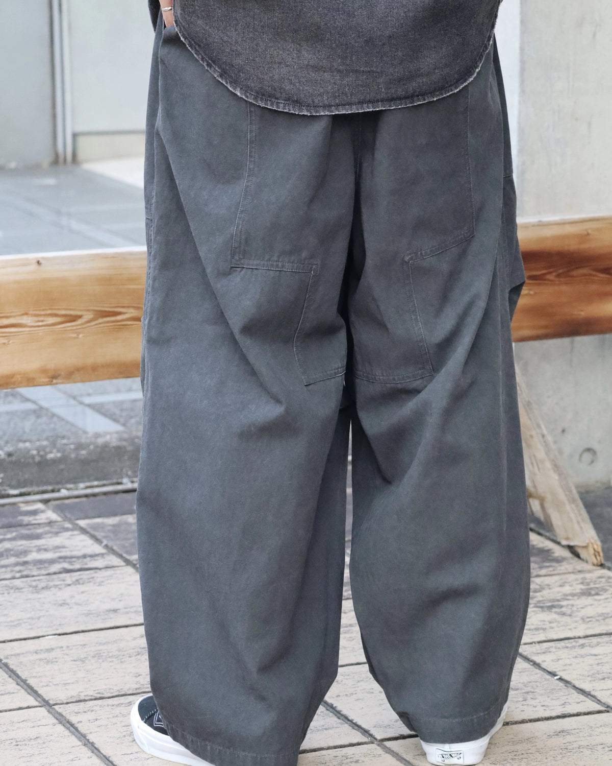 P.A.M.（Perks And Mini) / TWO MIL PONDERING PANT - BLACK WASH (80099/B)