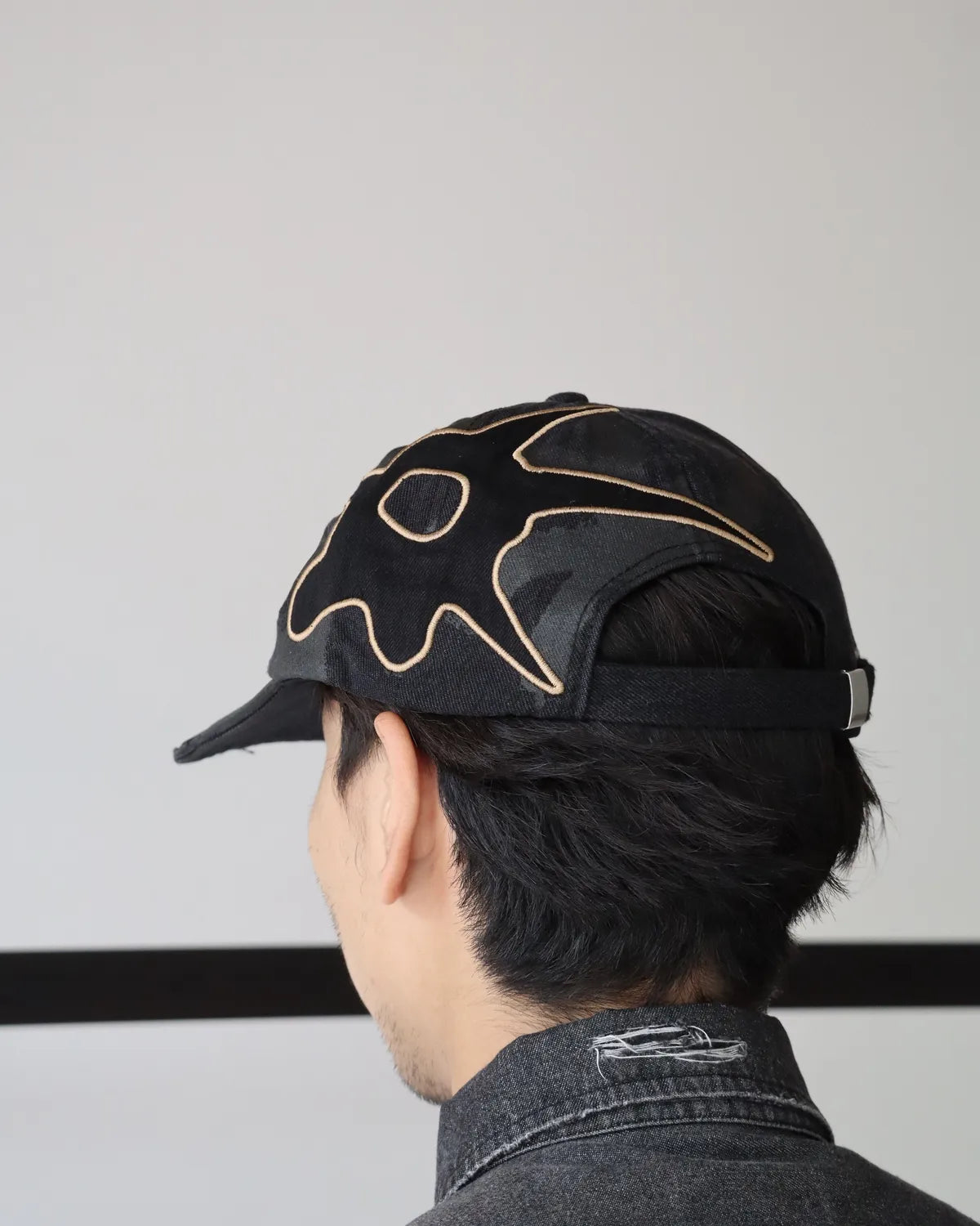 P.A.M.（Perks And Mini) / DISTRESSED URCHIN TAG BASEBALL CAP (10425)