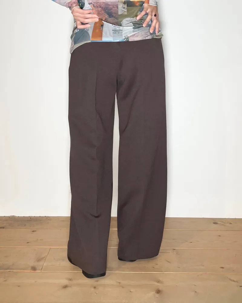 PHEENY / Amunzen 2 tuck wide pants (PA24-PT02)