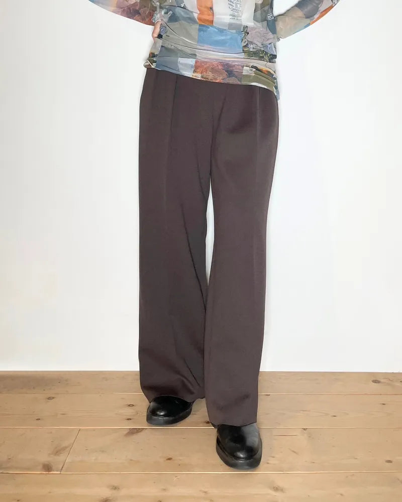 PHEENY / Amunzen 2 tuck wide pants (PA24-PT02)