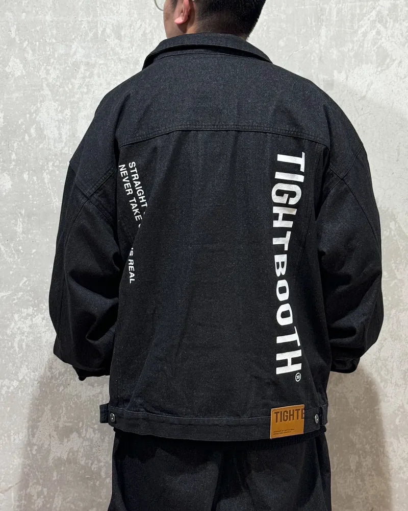 TIGHTBOOTH / LABEL LOGO DENIM JACKET (00008712)