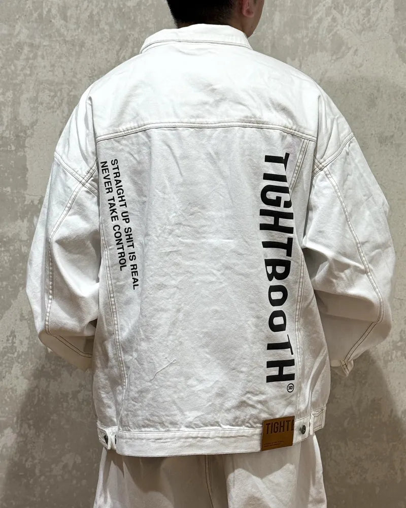 TIGHTBOOTH / LABEL LOGO DENIM JACKET (00008712)