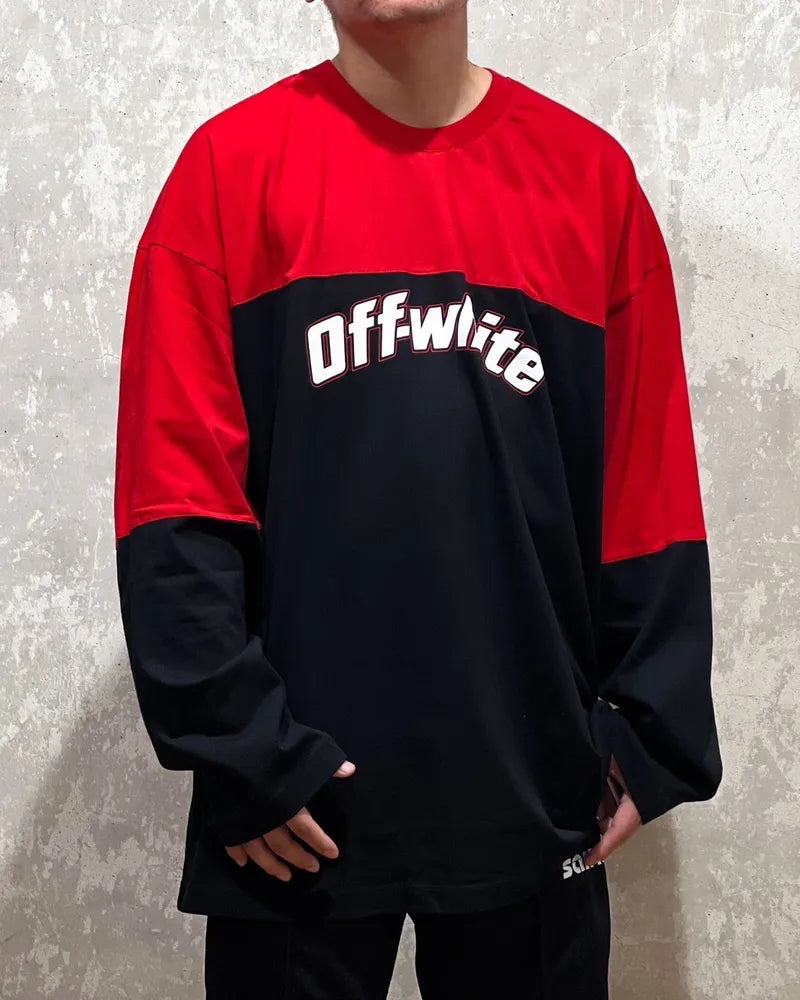 Off-White™ / HALF ARROW WIDE L/S TEE (OMAF24-RTW0067)