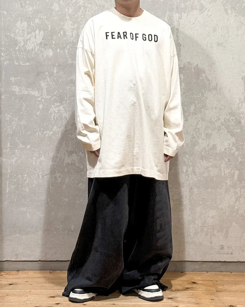 FEAR OF GOD / LONG SLEEVE TEE - LOGO (FG24FW50-10175EBHW)