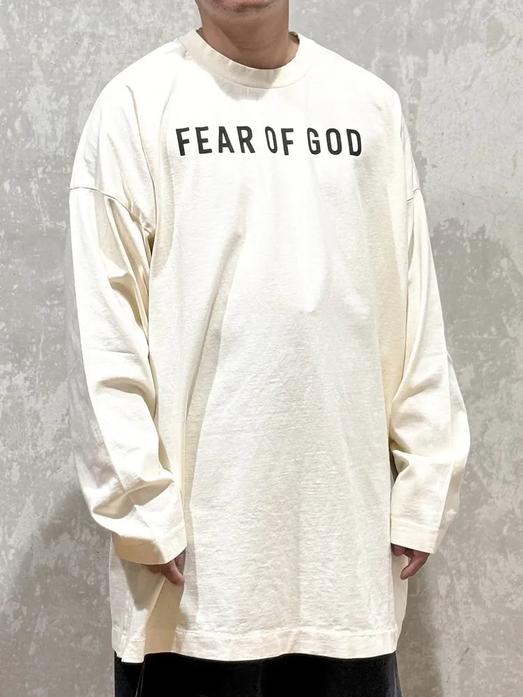 FEAR OF GOD / LONG SLEEVE TEE - LOGO (FG24FW50-10175EBHW)