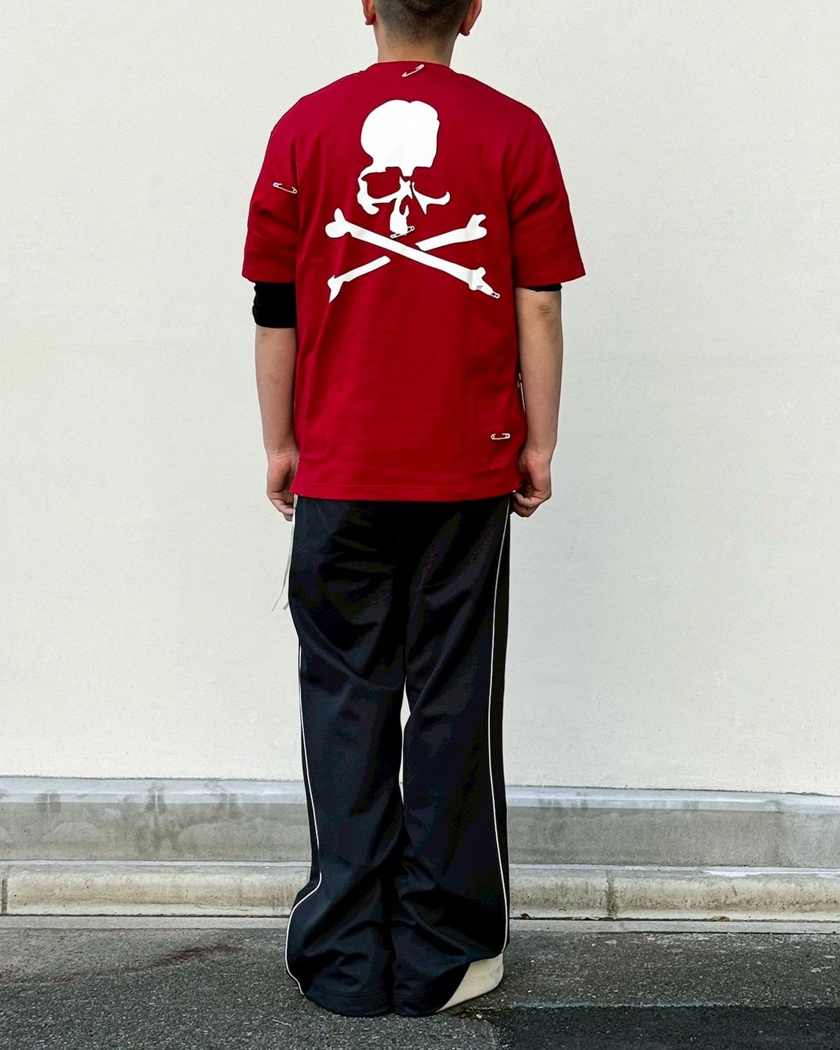 mastermind JAPAN / SAFETY PIN SS TEE (MJ26EE1-TS112)