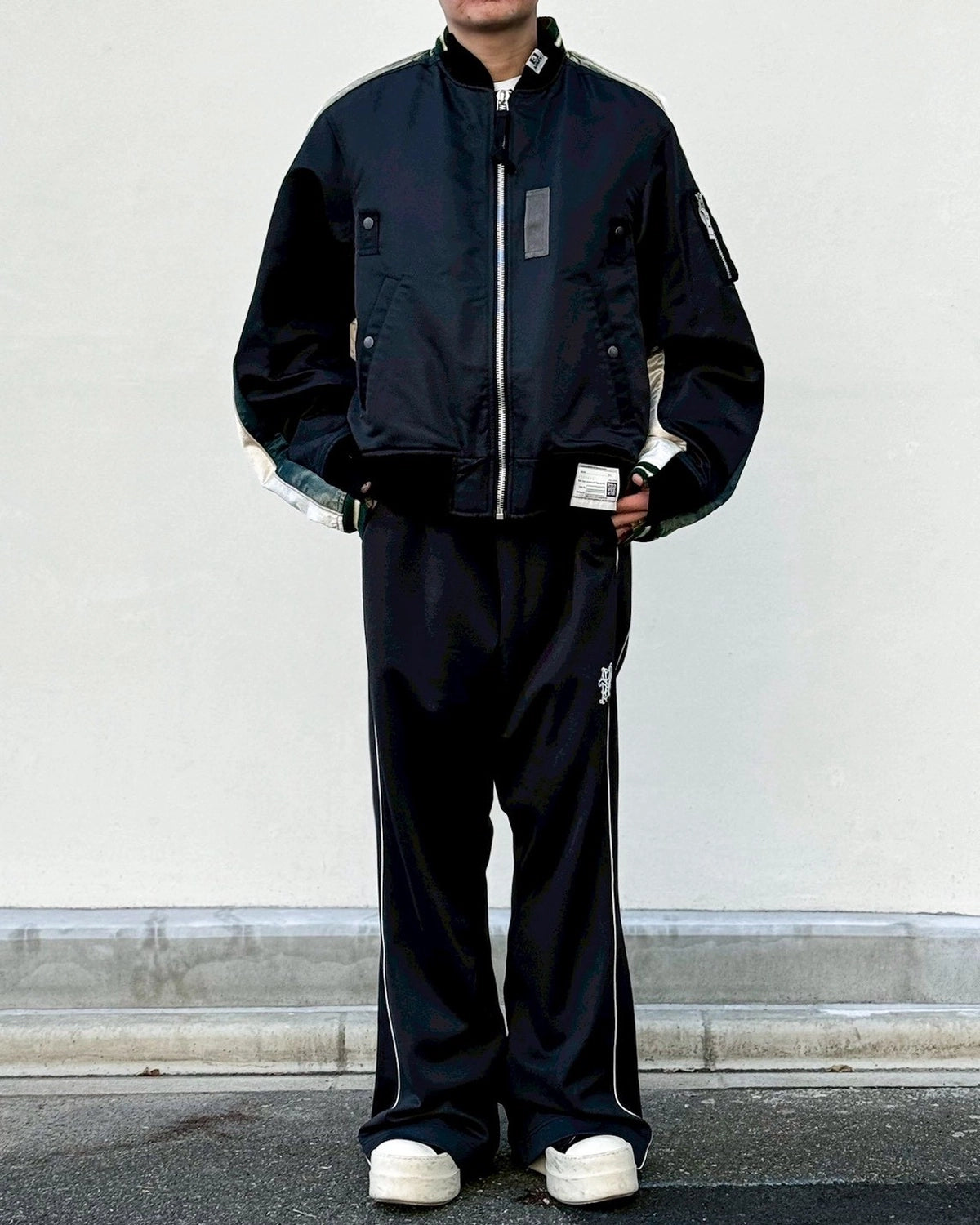 Maison MIHARA YASUHIRO / COMBINED MA-1 × SJ (A16BL052)