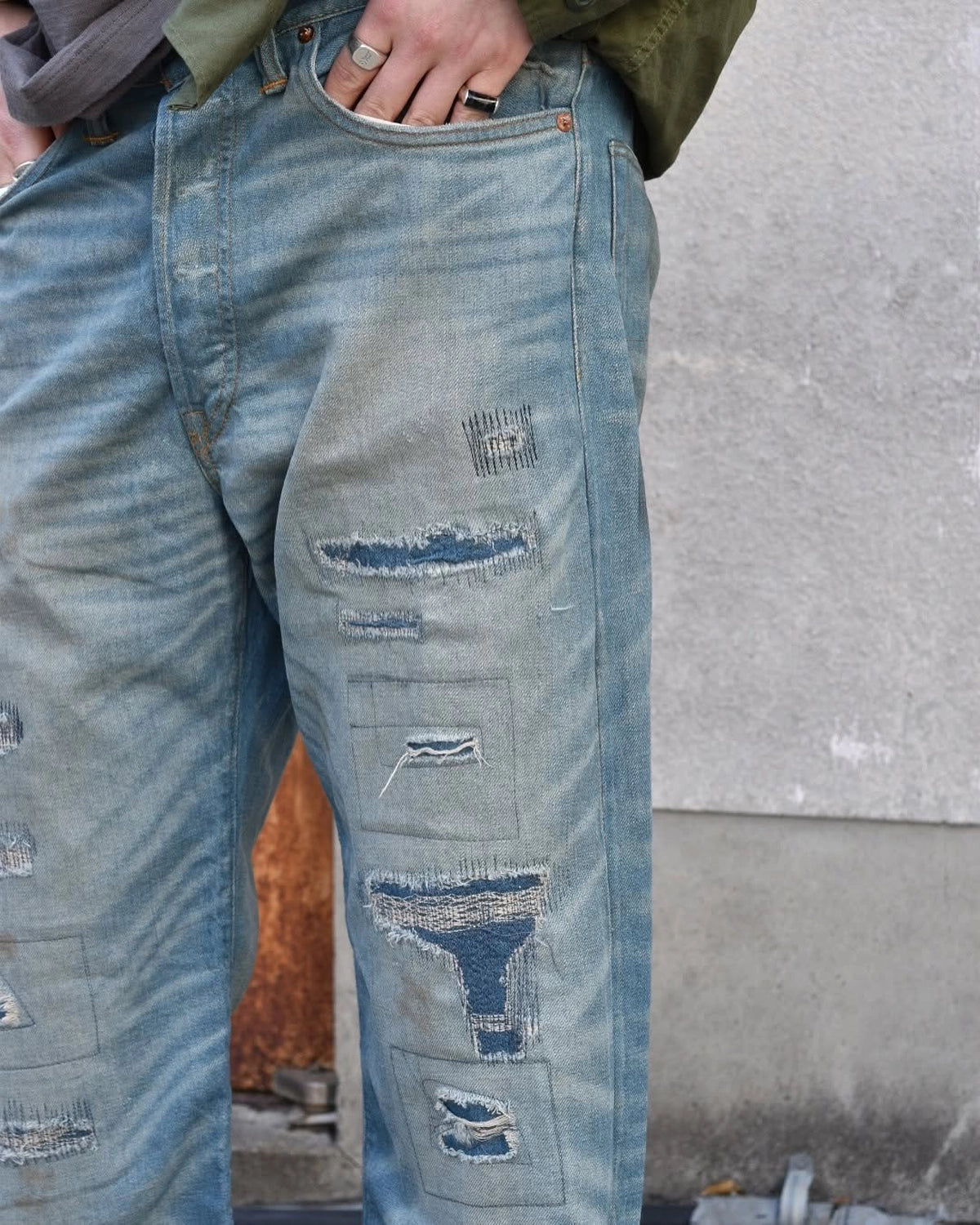パンツ RRL Plainfield MNRRDNM10920122 RRL (ダブルアールエル) / 5ポケット Plainfield セルビッジ