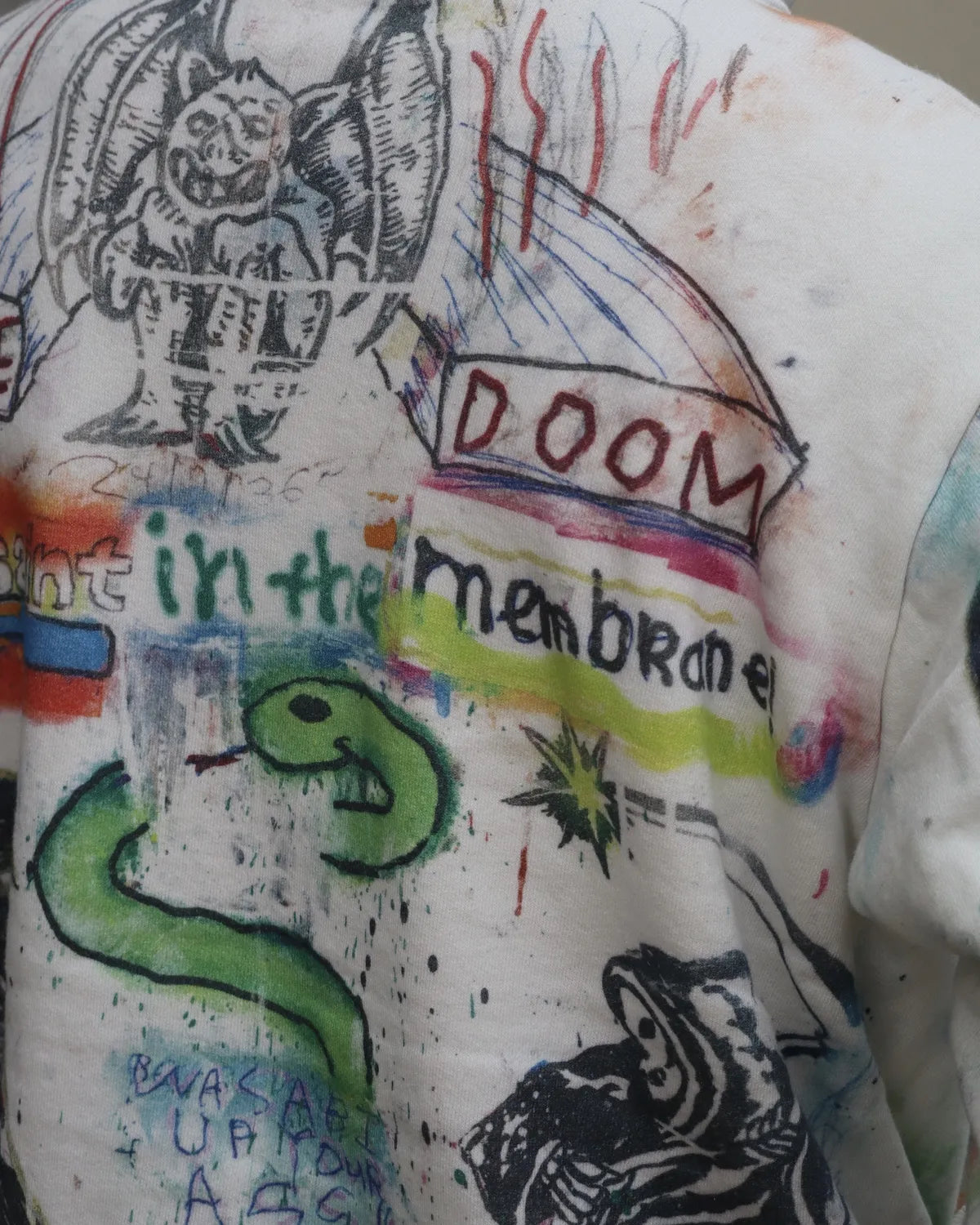 SAINT Mxxxxxx × MADSAKI / MDS _ DBL FACE HOODIE / MADSUCKY (SM-MK1-0000-C76)