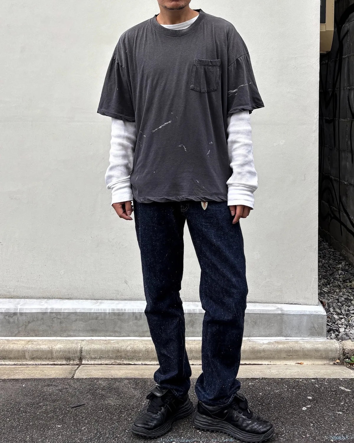 SAINT Mxxxxxx / SS T-SHIRT / POCKET (SM-MK1-0000-010)