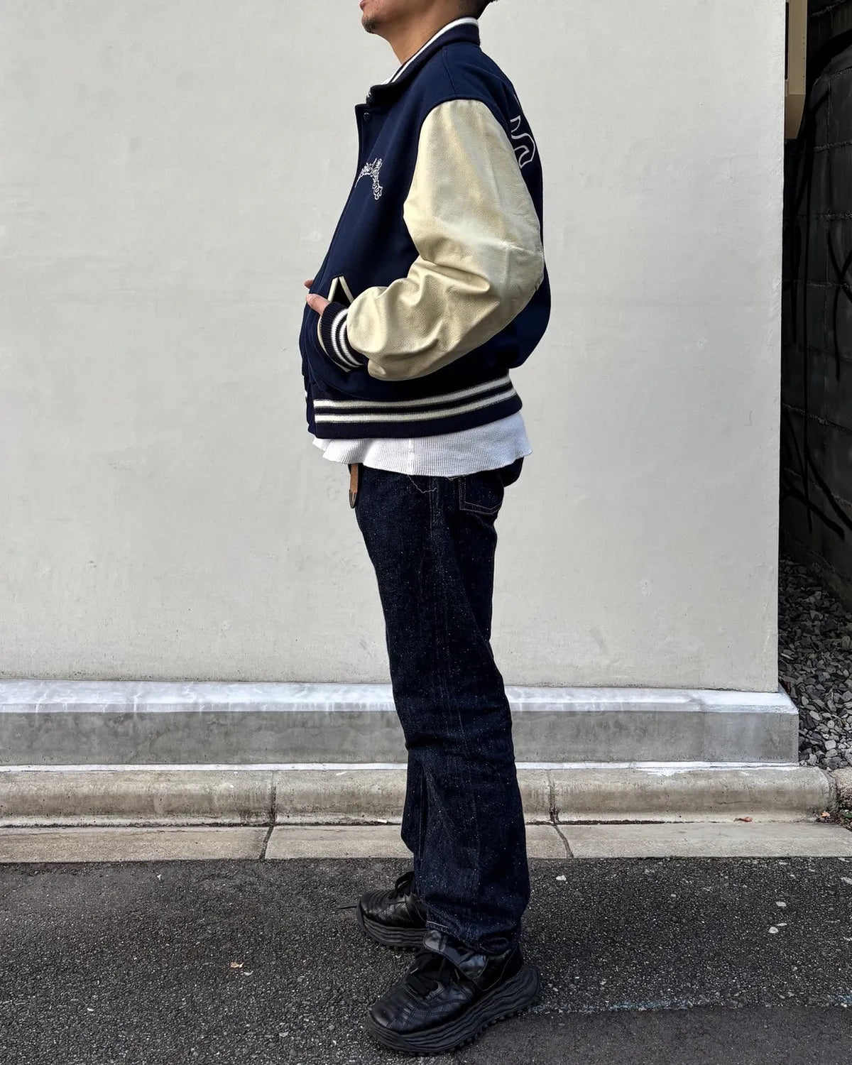 SAINT Mxxxxxx × Golden Bear / GB _ VARSITY JKT / Sared Heart (SM-MK1-0000-C33)