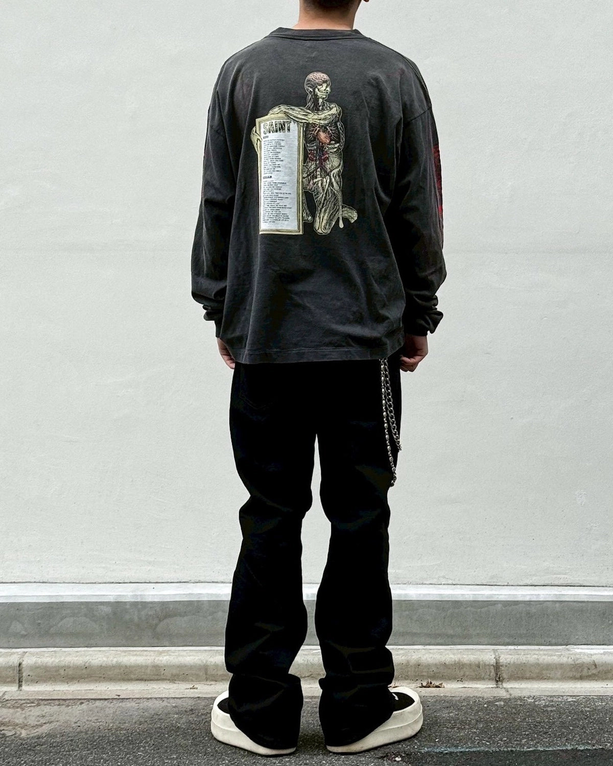 ©︎SAINT Mxxxxxx / LS T-SHIRT / HEAD (SM-MK8-0000-026)