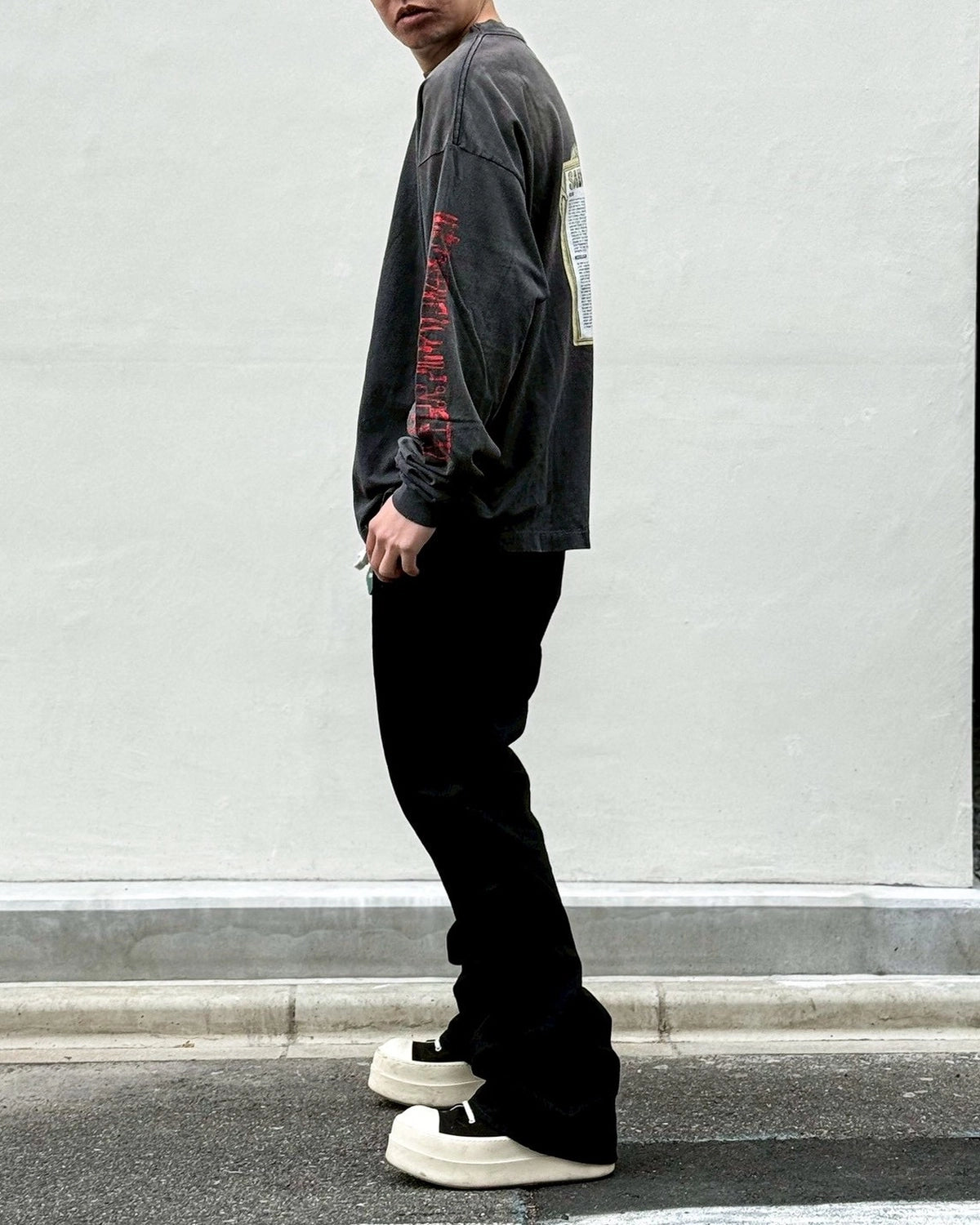 ©︎SAINT Mxxxxxx / LS T-SHIRT / HEAD (SM-MK8-0000-026)