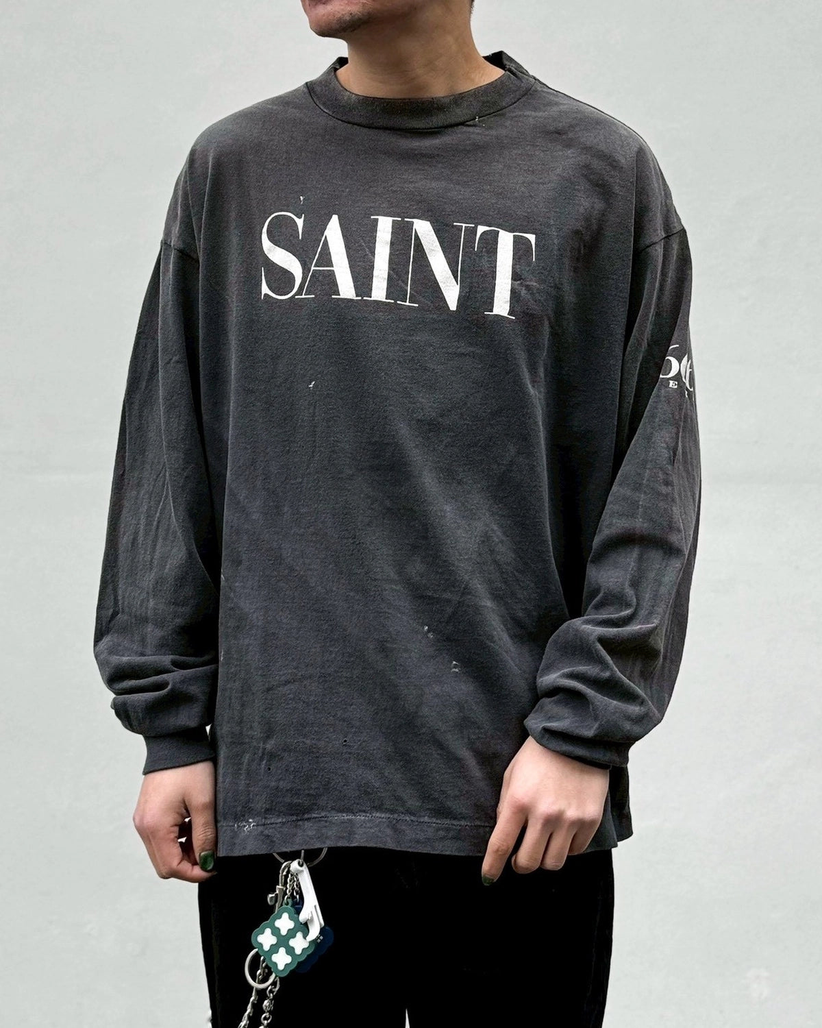 LS T-SHIRT⁄SAINT 666⁄BLACK - SAINT MXXXXXX (セントマイケル) - tops