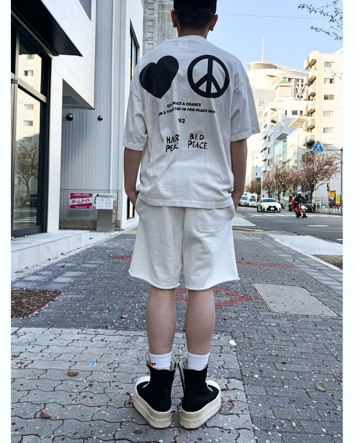 ©︎SAINT Mxxxxxx × JOHN LENNON / JL_SS T-SHIRT / IMAGINE PEACE (SM-MK8-0000-C27)