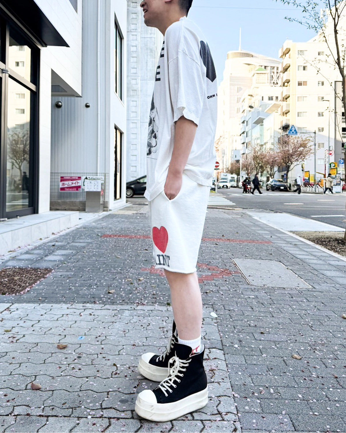 ©︎SAINT Mxxxxxx × JOHN LENNON / JL_SS T-SHIRT / IMAGINE PEACE (SM-MK8-0000-C27)