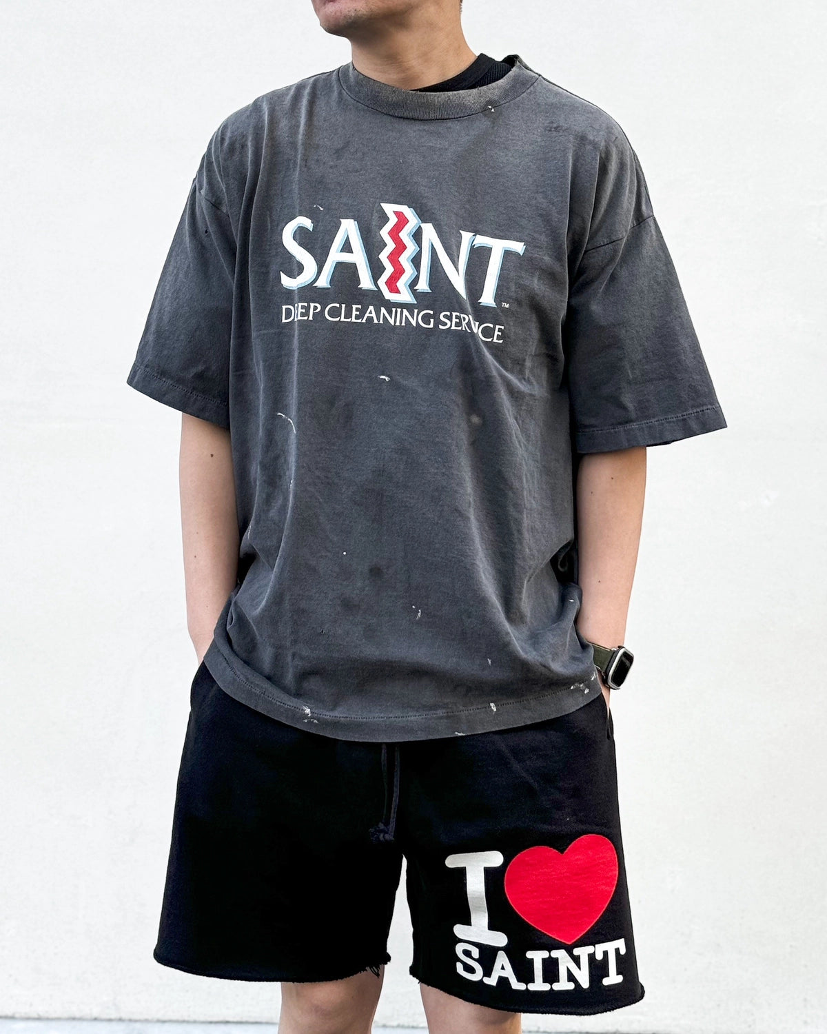©︎SAINT Mxxxxxx / T-SHIRT / SAINT DEEP CLEANING SERVICE (SM-MK8-0000-005)
