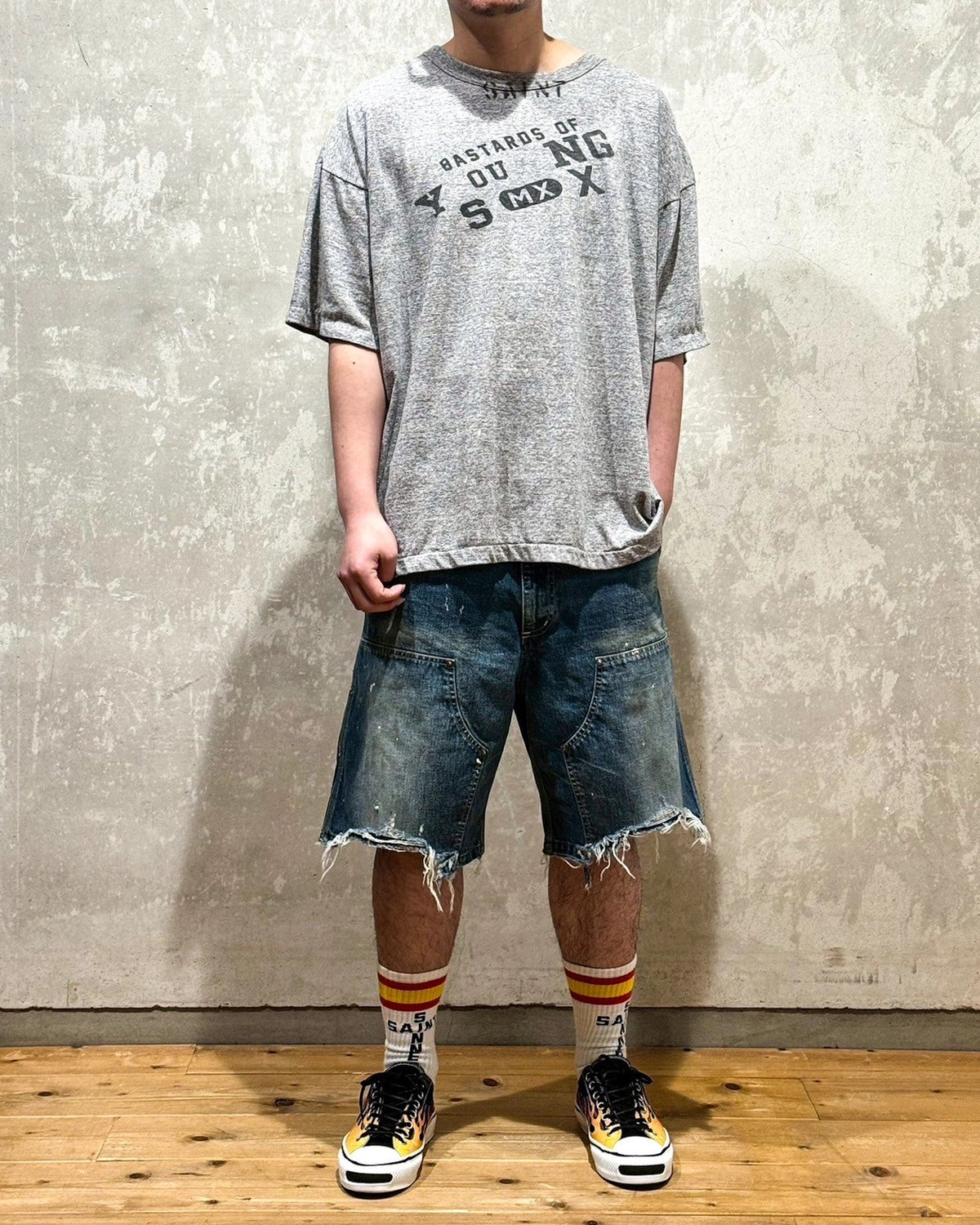 【SAINT Mxxxxxx】 BerBerJin コラボ YOUNG Tシャツ 半袖 SAINT M×××××× (セントマイケル) × BerBerJin / BJ_SS TEE