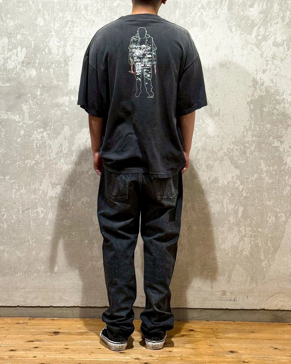 ©︎SAINT Mxxxxxx × GEEKS RULE / GS_SS TEE-惨家-zange- (SM-HR1-0000-C25)