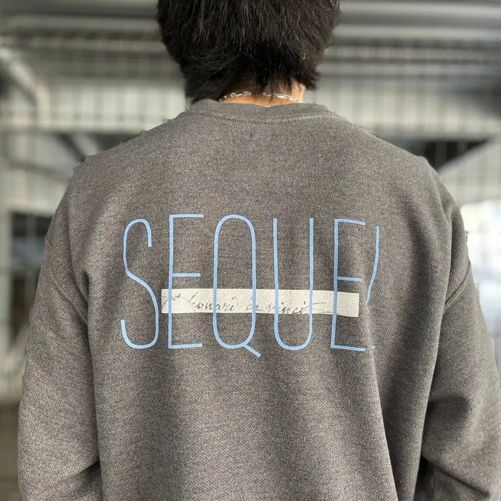 SEQUEL / T/C 裏毛 CREW NECK SWEAT (SQ-24SS-CN-02)