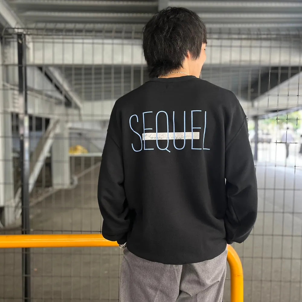 SEQUEL / T/C 裏毛 CREW NECK SWEAT (SQ-24SS-CN-02)