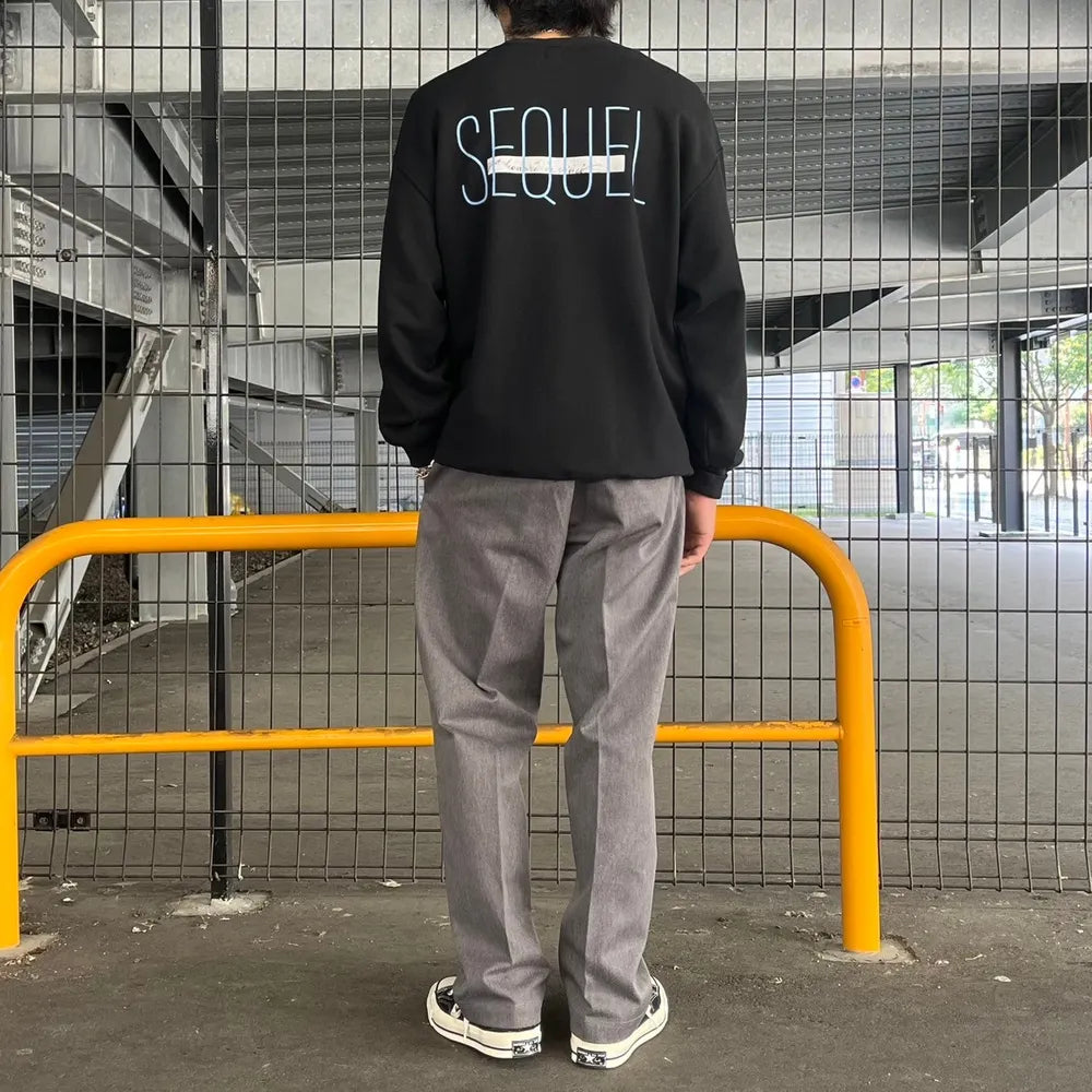 SEQUEL / T/C 裏毛 CREW NECK SWEAT (SQ-24SS-CN-02)