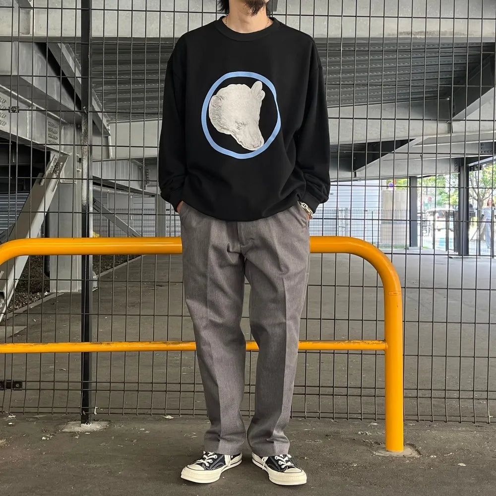 SEQUEL / T/C 裏毛 CREW NECK SWEAT (SQ-24SS-CN-02)