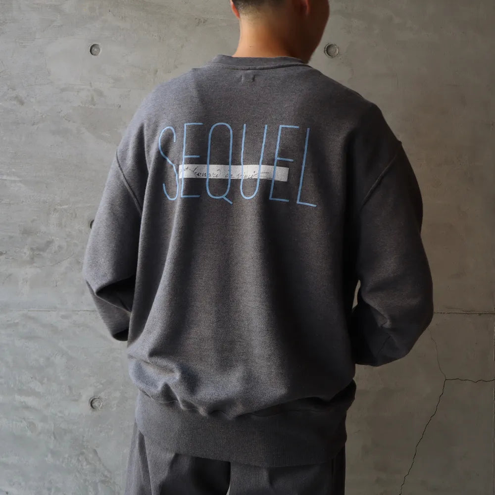 SEQUEL / T/C 裏毛 CREW NECK SWEAT (SQ-24SS-CN-02)