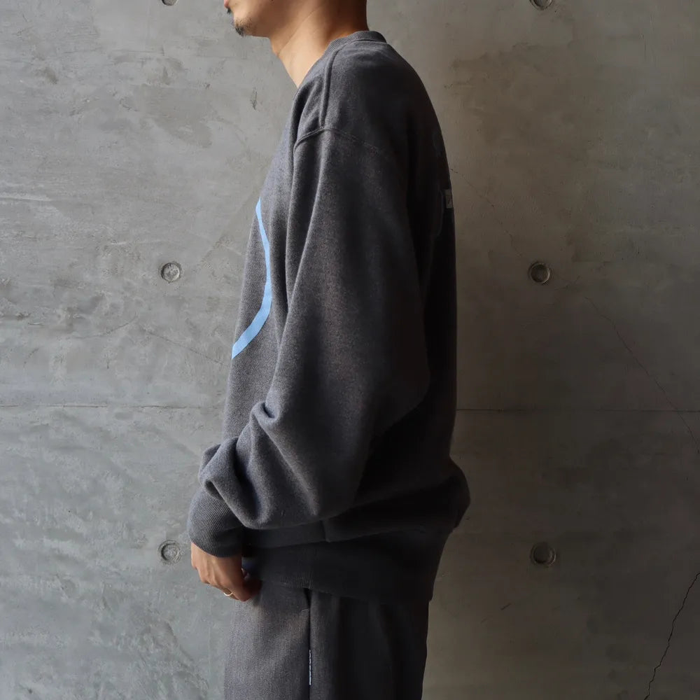 SEQUEL / T/C 裏毛 CREW NECK SWEAT (SQ-24SS-CN-02)