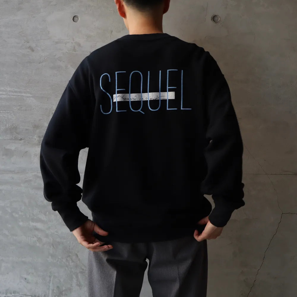 SEQUEL / T/C 裏毛 CREW NECK SWEAT (SQ-24SS-CN-02)