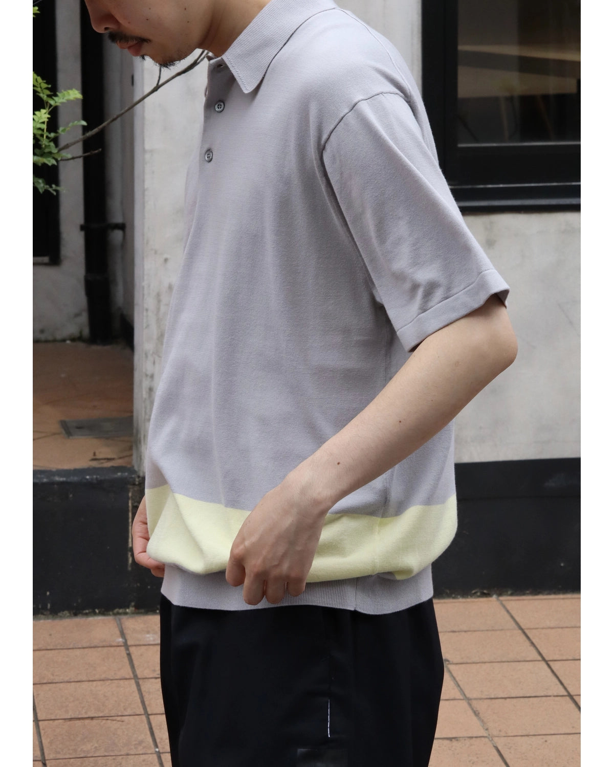 SEQUEL / KNIT POLO SHORT SLEEVE (SQ-26SS-KN-02)