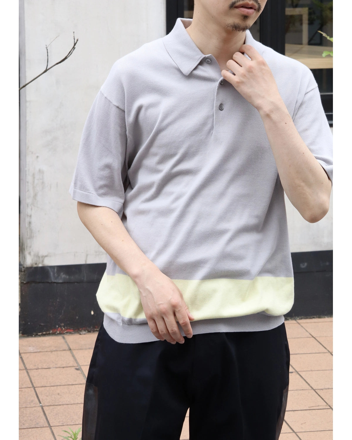SEQUEL / KNIT POLO SHORT SLEEVE (SQ-26SS-KN-02)
