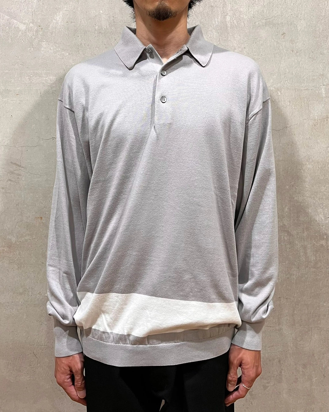 SEQUEL / KNIT POLO LONG SLEEVE (SQ-26SS-KN-03)