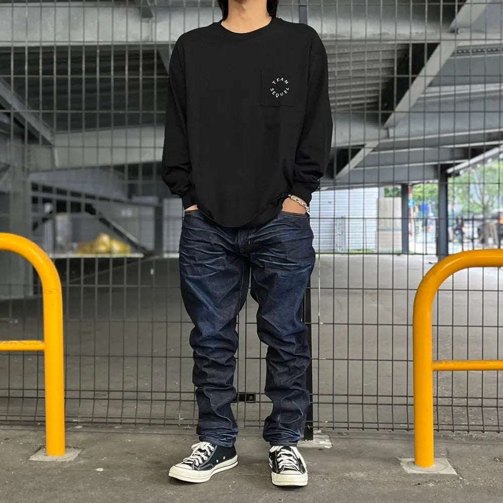 SEQUEL / × FRAGMENT 生立体 DENIM PANTS (SQ-24AW-PT-03)