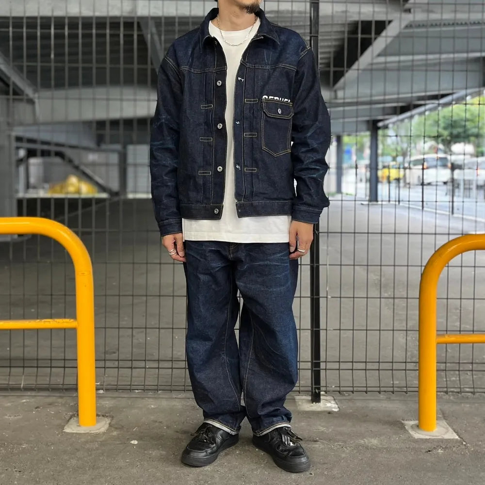 SEQUEL / × FRAGMENT 生立体 DENIM PANTS (SQ-24AW-PT-02)