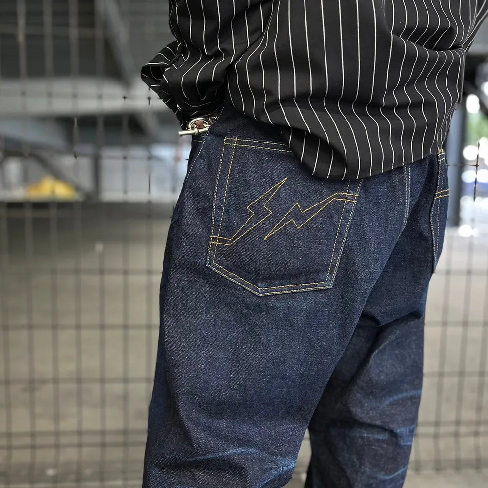 SEQUEL / × FRAGMENT 生立体 DENIM PANTS (SQ-24AW-PT-02)