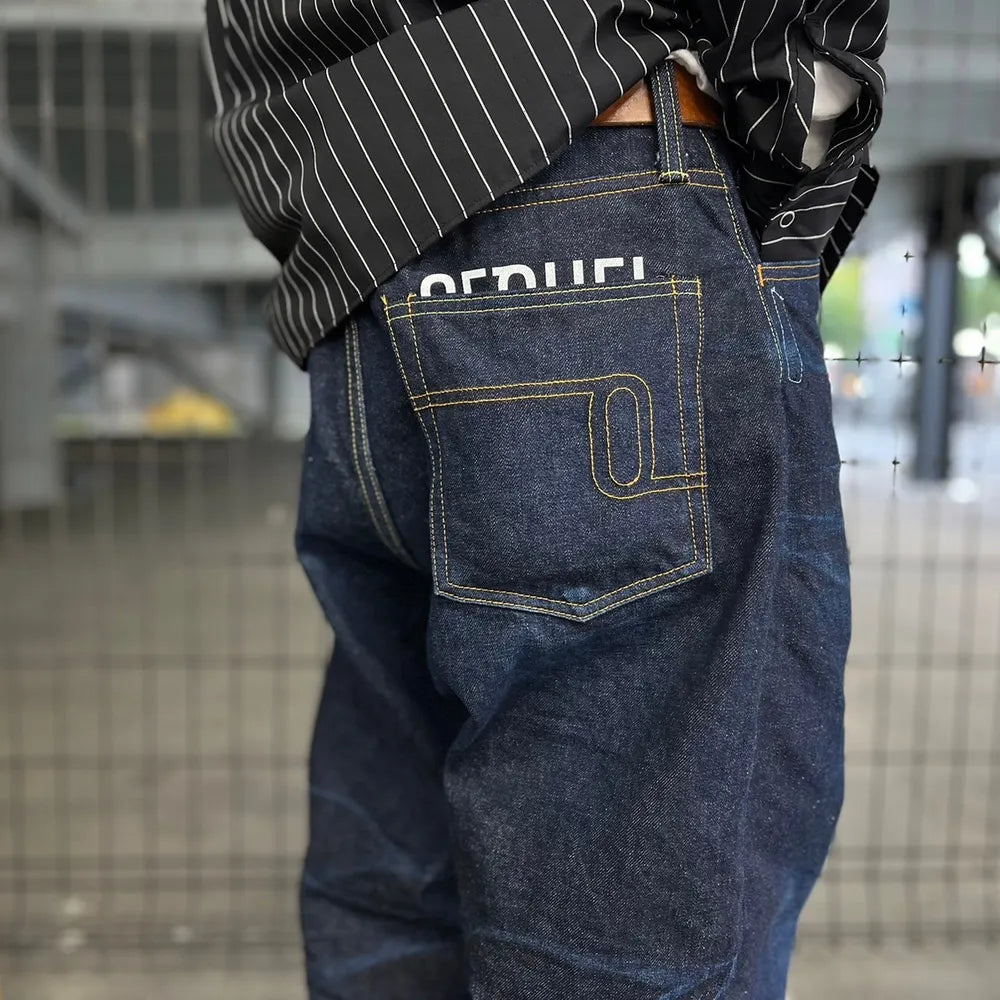 SEQUEL / × FRAGMENT 生立体 DENIM PANTS (SQ-24AW-PT-02)