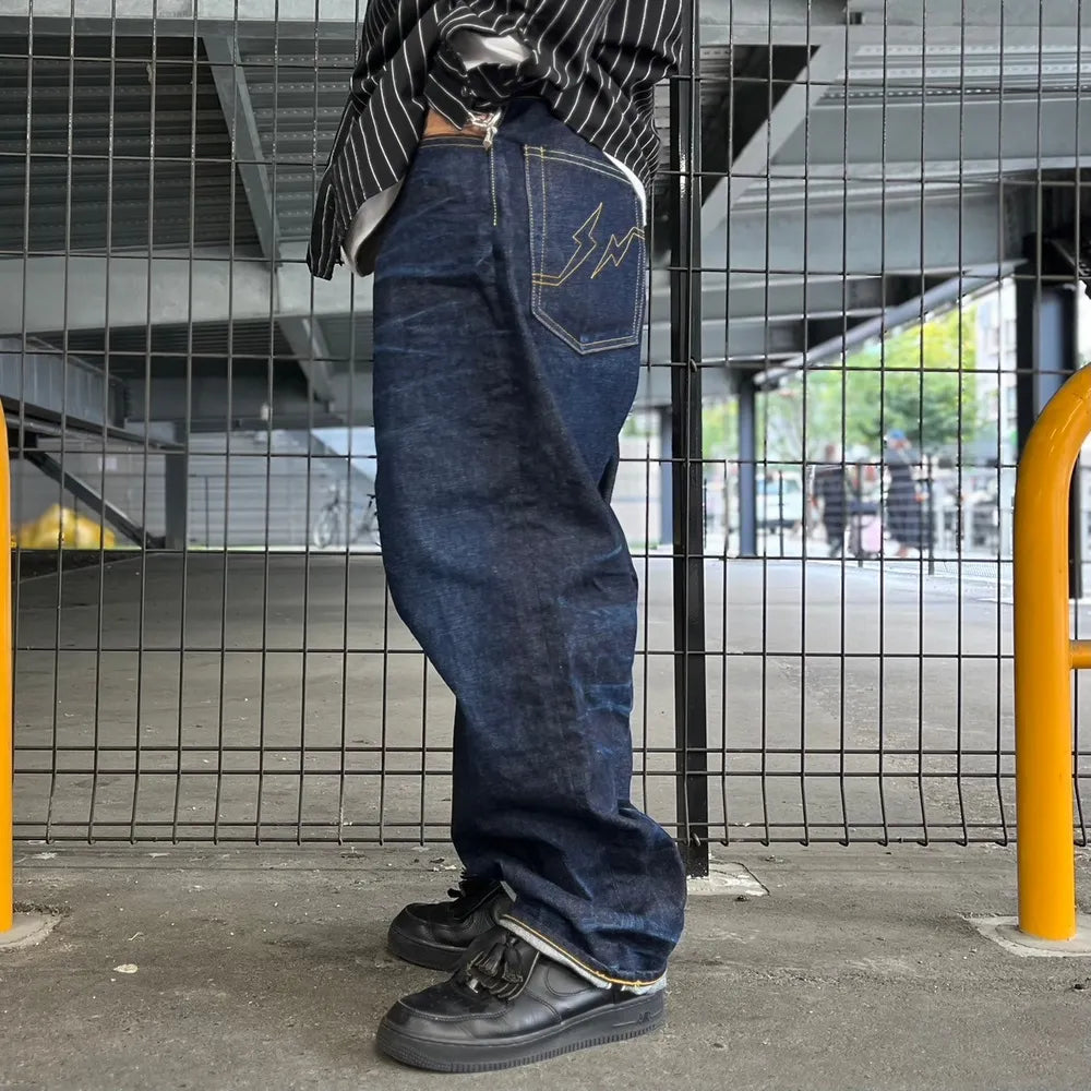 SEQUEL / × FRAGMENT 生立体 DENIM PANTS (SQ-24AW-PT-02)