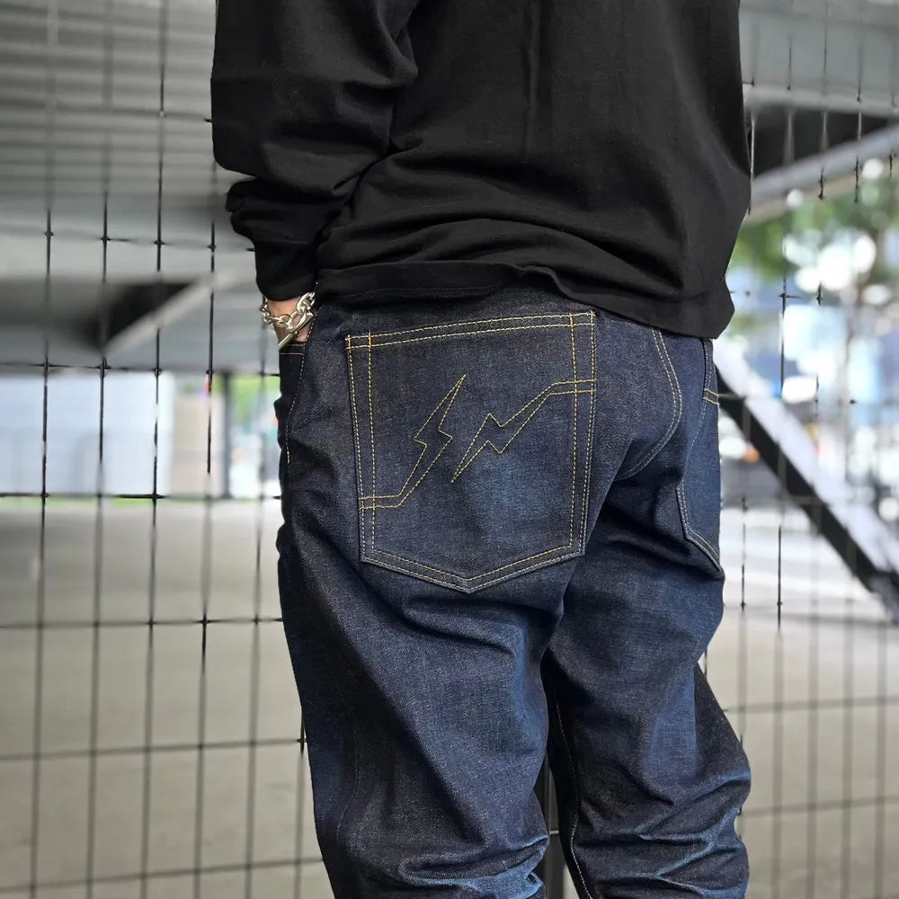 SEQUEL / × FRAGMENT 生立体 DENIM PANTS (SQ-24AW-PT-03)