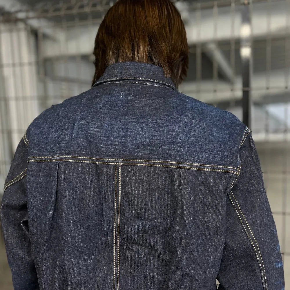 SEQUEL / × FRAGMENT 生立体 DENIM JACKET (SQ-24AW-JK-02)