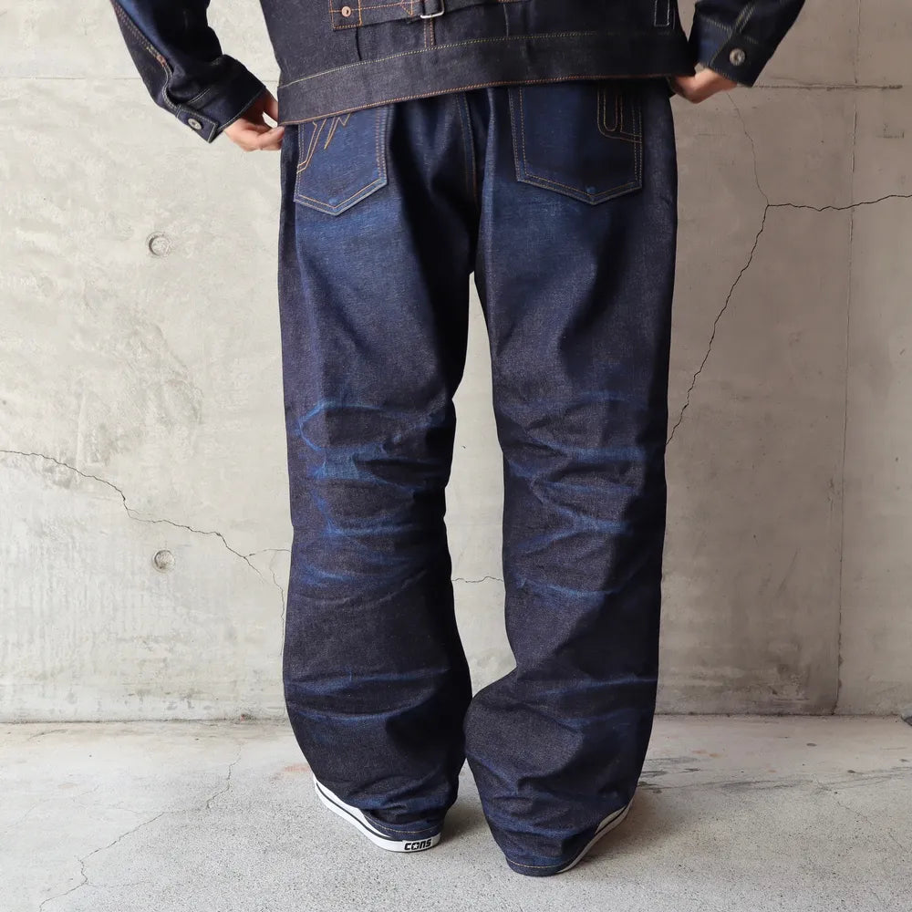 SEQUEL / × FRAGMENT 生立体 DENIM PANTS (SQ-24AW-PT-02)