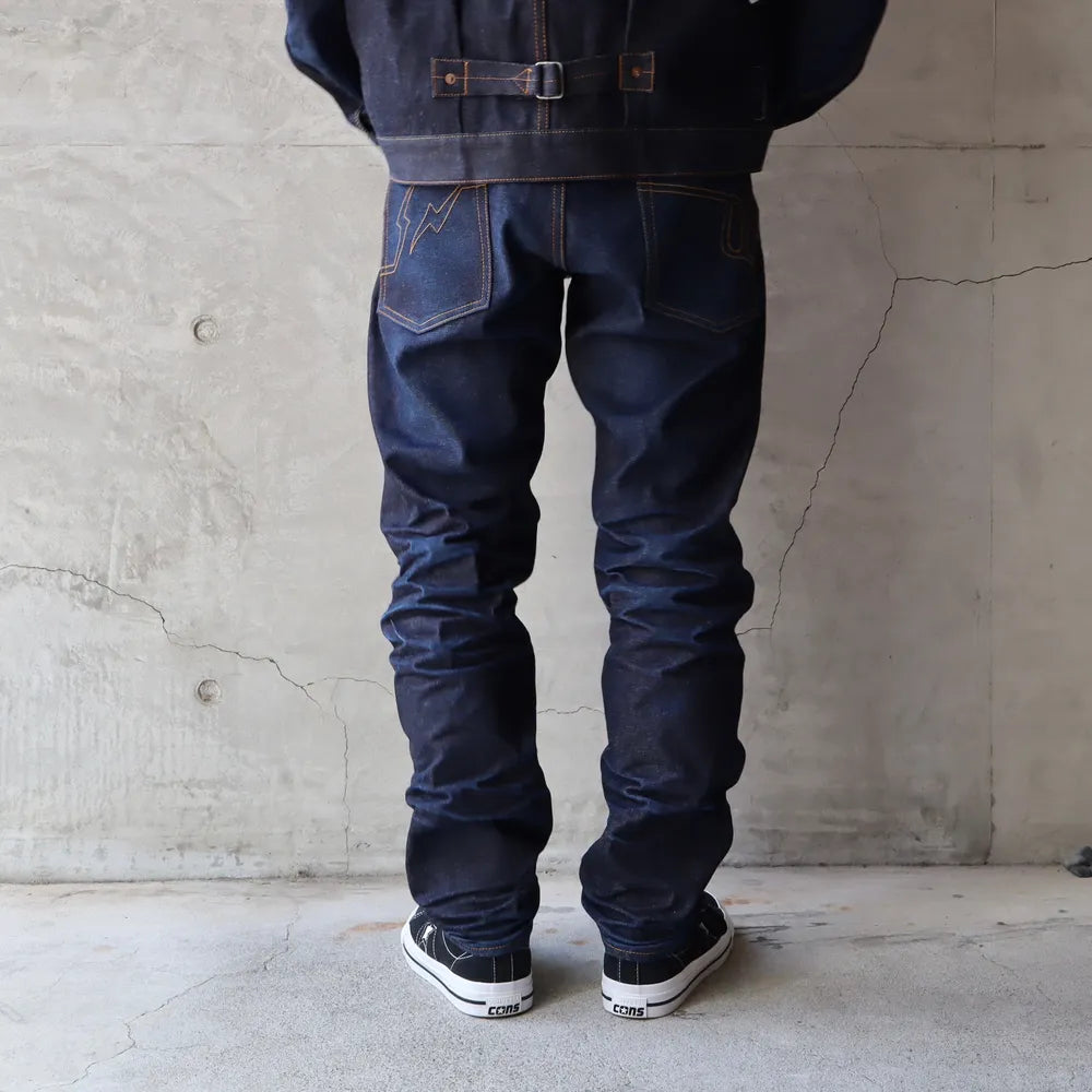 SEQUEL / × FRAGMENT 生立体 DENIM PANTS (SQ-24AW-PT-03)