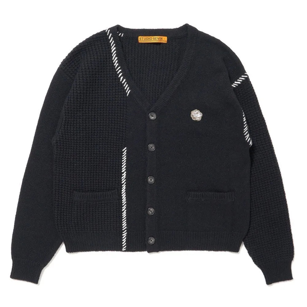 STUDIO SEVEN / Stitch Docking Knit Cardigan (70865211)